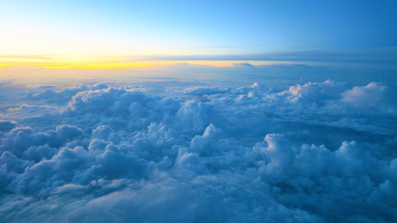 飛行機からの景色