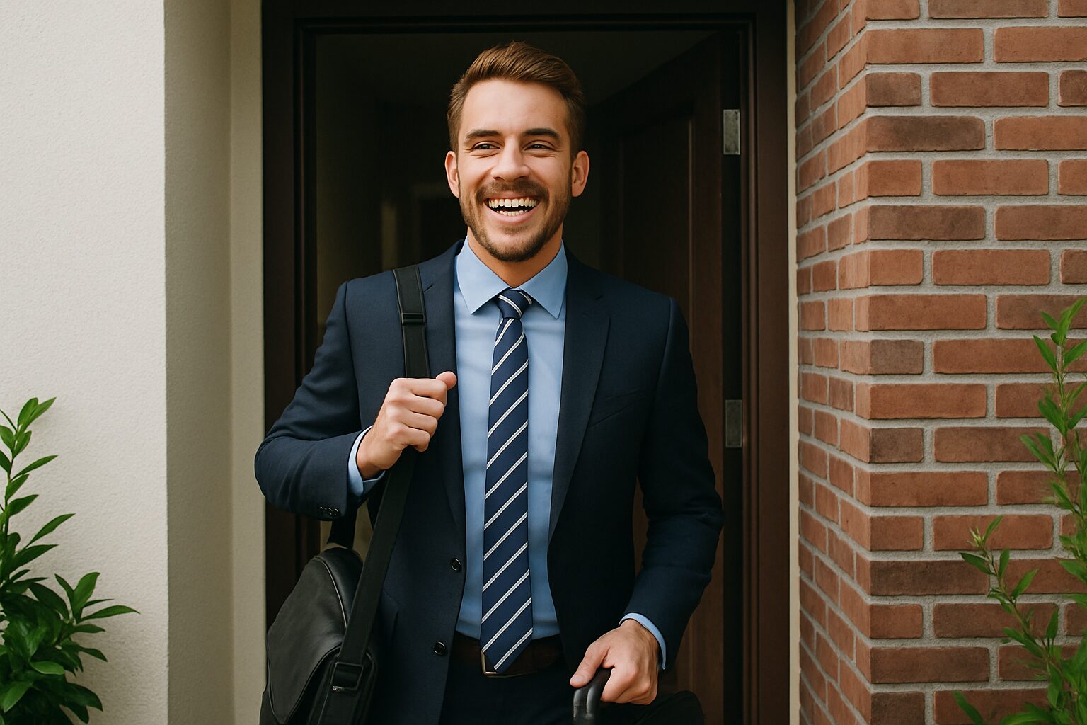 晴れやかな出勤