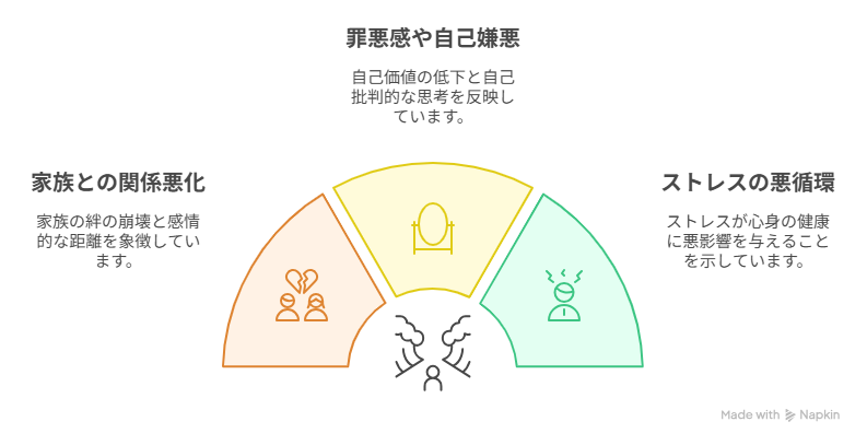 仕事のイライラによる悪影響