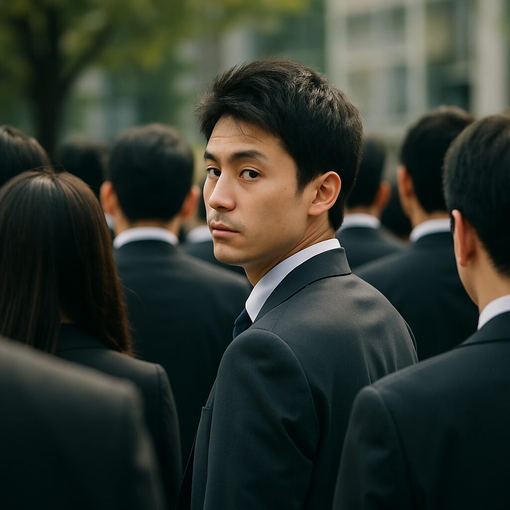 群衆に逆らう人