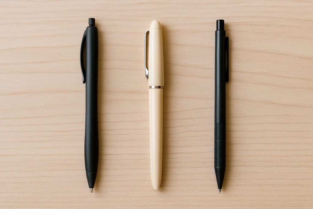 3つのペン