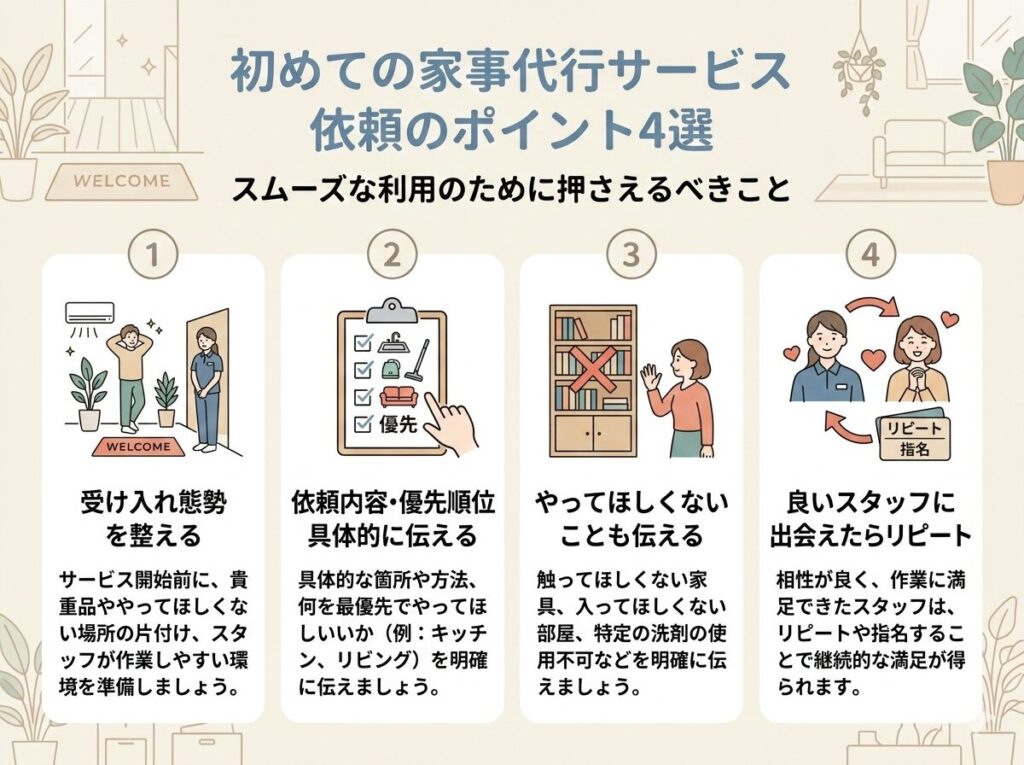 家事代行｜依頼時のポイント