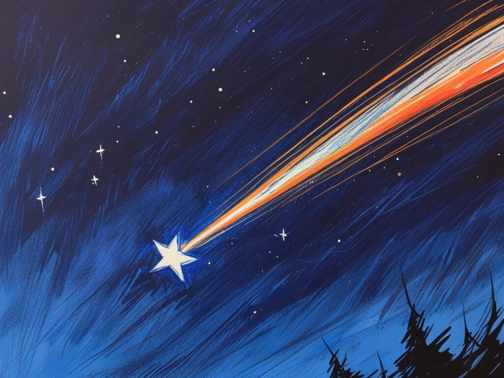 小さな流れ星