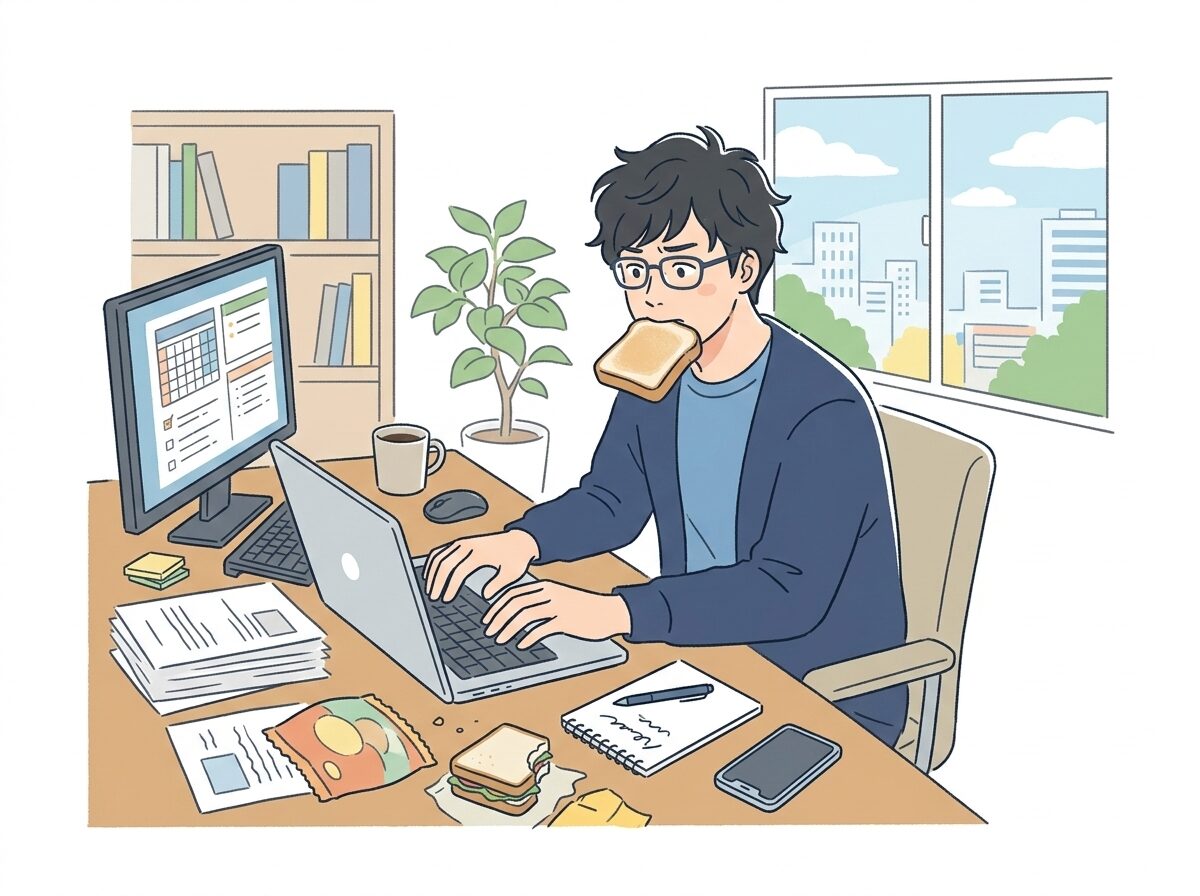 ランチの時間がない在宅勤務