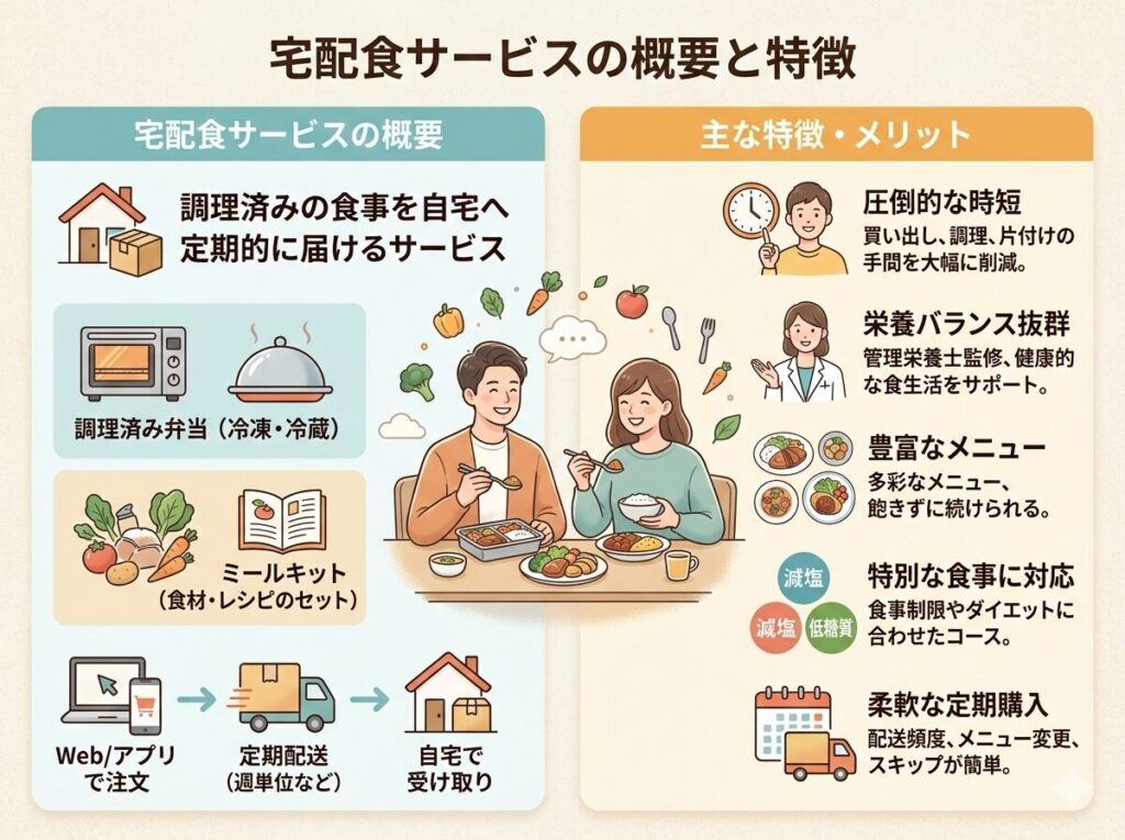 宅配食｜概要と特徴