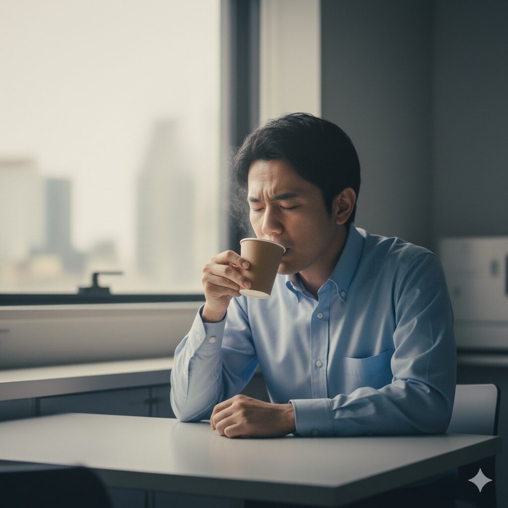 休憩室での悩み