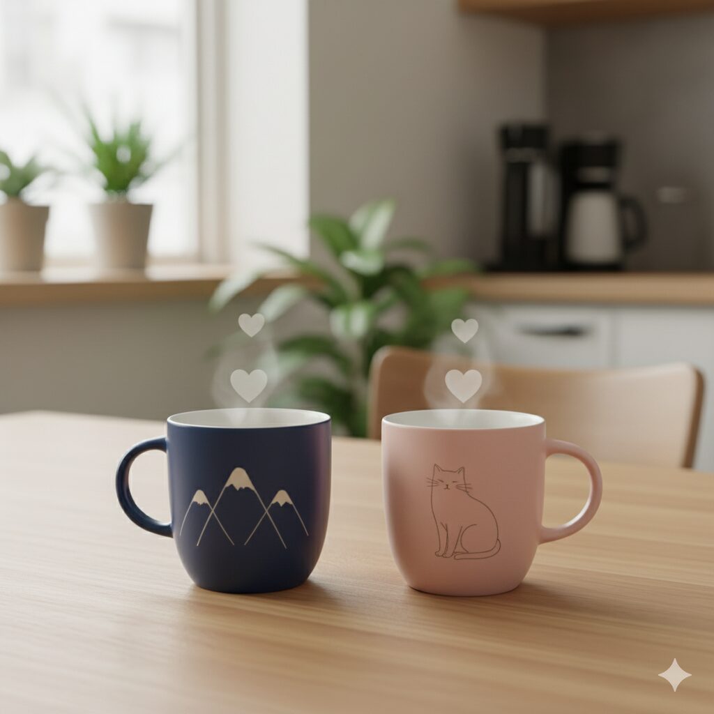 夫婦のマグカップ