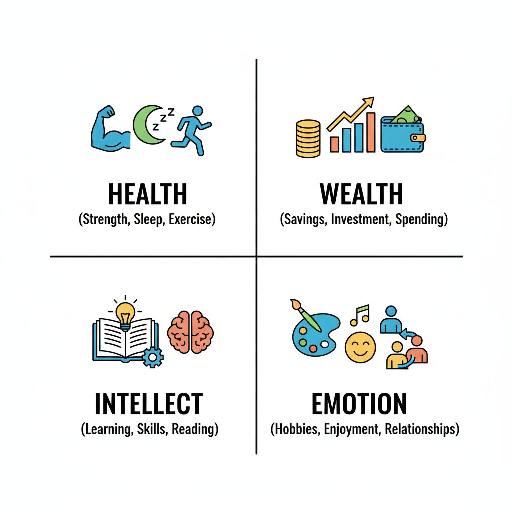 私生活の目標4カテゴリ