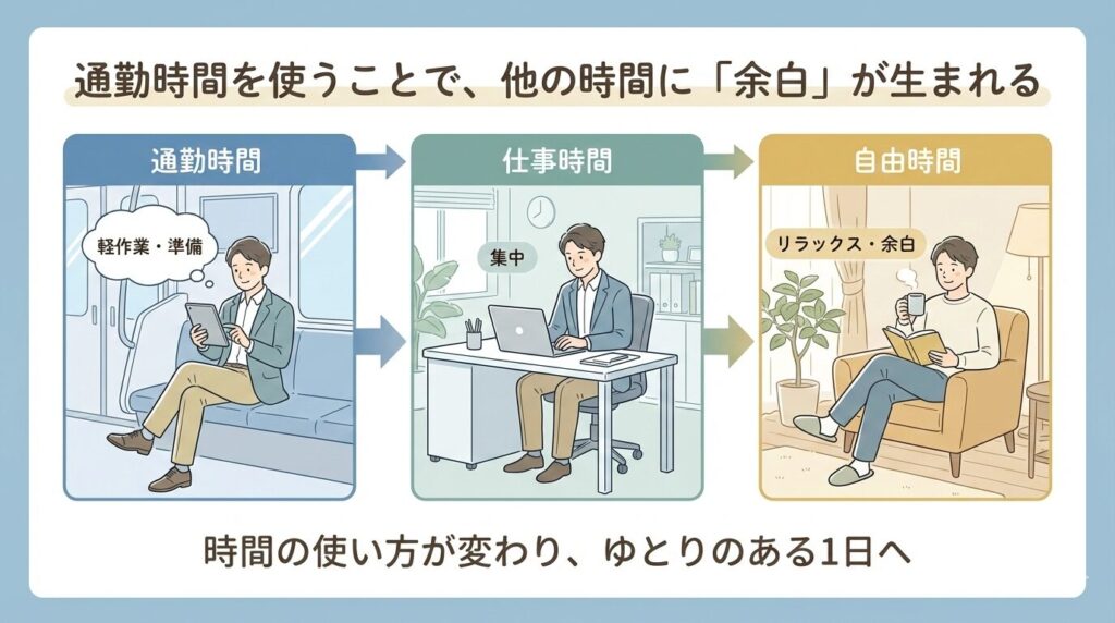 通勤時間の活用が人生に余白を生む