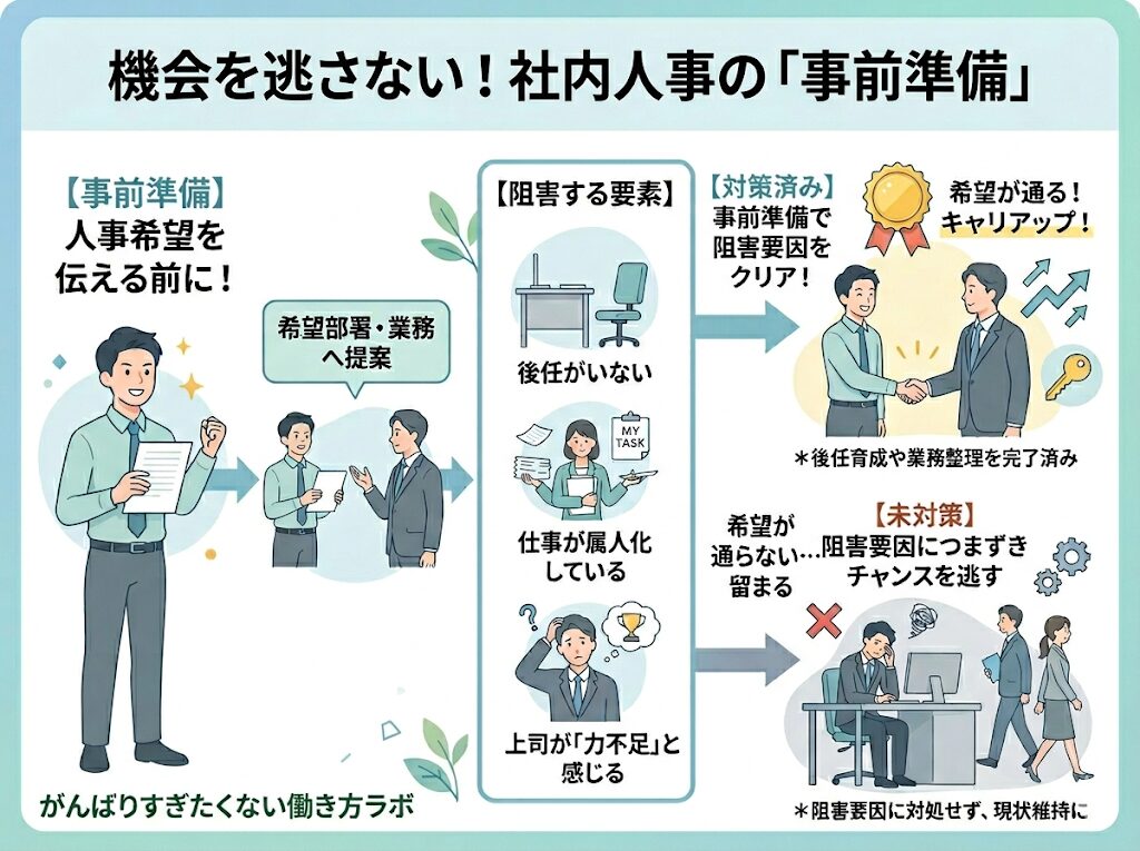 機会を逃さない事前準備