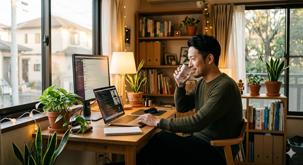 在宅勤務をウォーターサーバーで快適に
