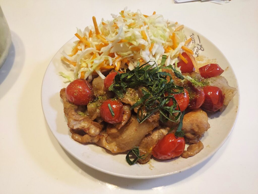 オイシックス　豚ロースのトマト照り焼き