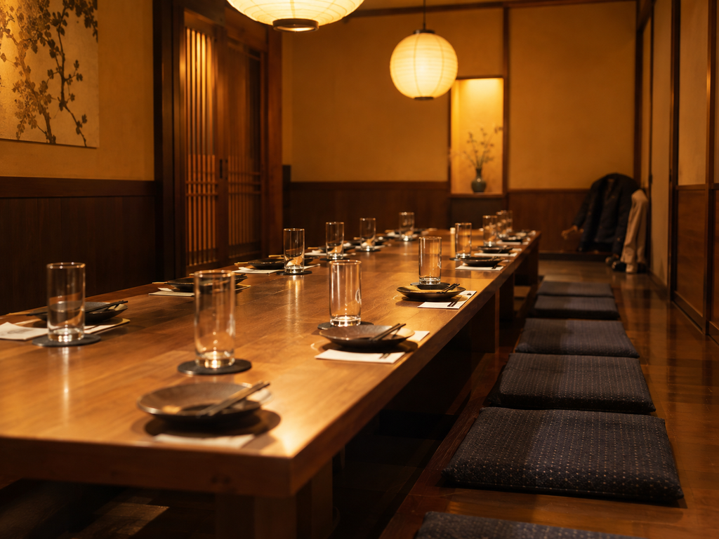 開始前の飲み会会場